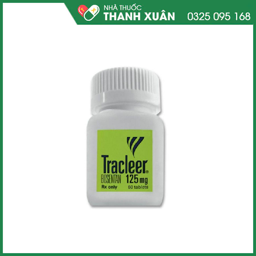 Tracleer 125mg thuốc điều trị trên bệnh nhân tăng áp lực động mạch phổi (PHA)